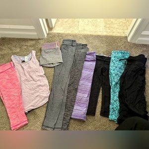 Ivivva Lot- capris, pants, shorts, tank size 7/8